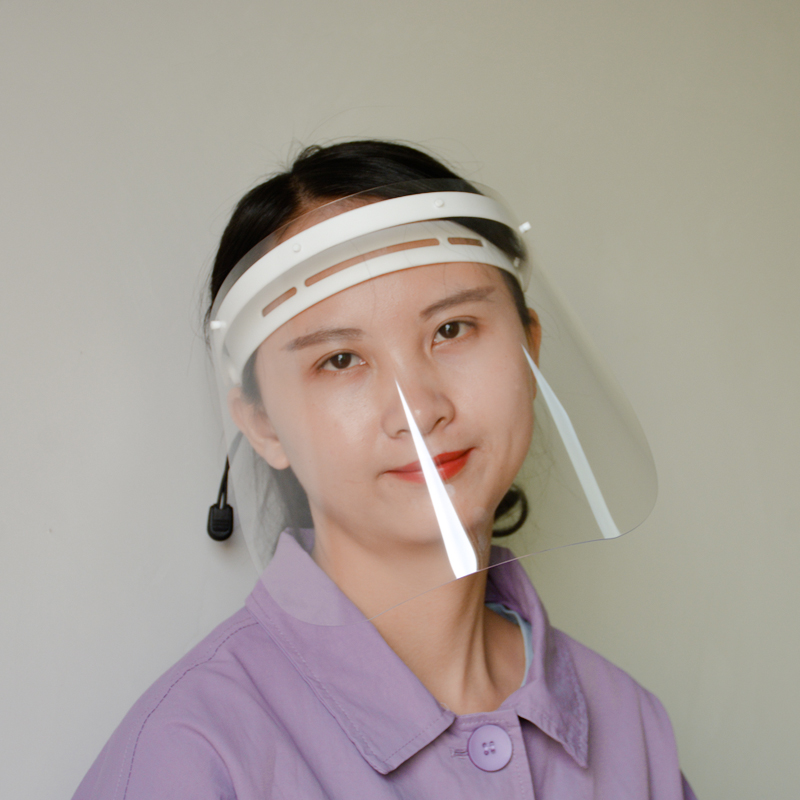 EN166 Jõulude ajal Winter Safety Protective Anti Splash Fog Proof Visor Face Shield Transpare Face Shield Dental