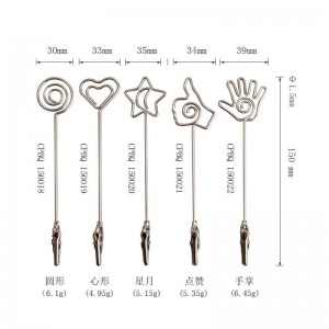 TMJ PP-543 Väike töölaua pealdise tähise hoidja Kuld Roostevaba Steel Sign Display vastuhinnahoidja