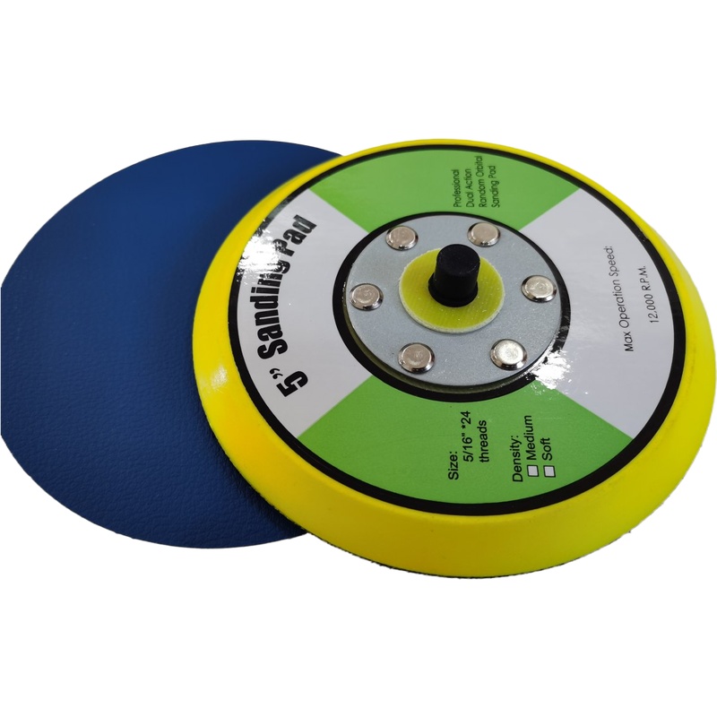 Pad Tacaíochta 5inch 125mm M14 Snáithe Ar ais Pad Do Grinder Uillinn Sander Sander Sanding Disc Backing Pad Power Power Toolories Accessories