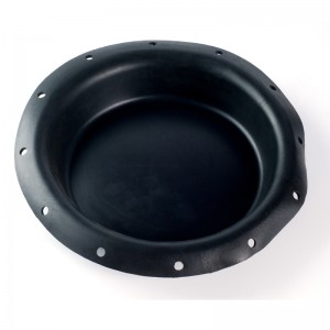 Diaphragm caidéil rubair le haghaidh codanna cúlpháirtí caidéil bheaga dhúbailte aeir