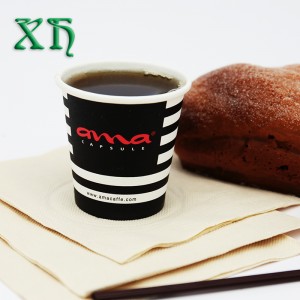 Déantúsóirí cupáin páipéir caife indiúscartha 3oz 90 ml