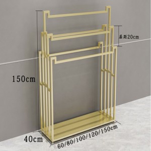 D\'ardaigh déantúsóir TMJ PP-564 tSín dearadh mórdhíola mórdhíola raca éadaí óir