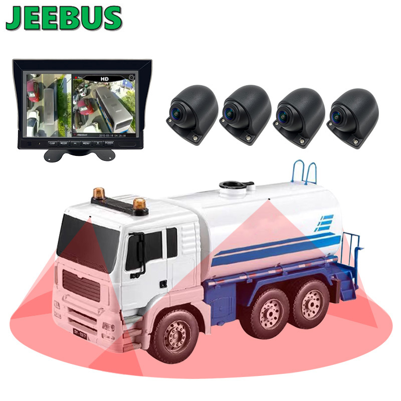Monatóireacht 4Way Revser Córas Ceamara Carranna Uile-Éan 360 céim 3D le HD DVR