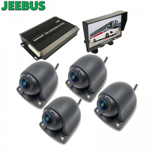 Monatóireacht 4Way Revser Córas Ceamara Carranna Uile-Éan 360 céim 3D le HD DVR