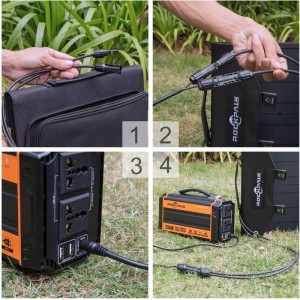 60W Päikese voltimiskott