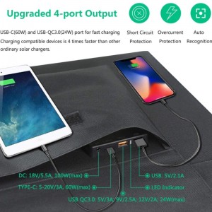 100W Päikese voltimiskotid