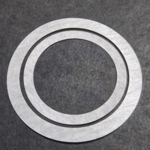 Páipéar inslithe lasair-retardant agus resistant cuimilt Páipéar aramid bán DMD Próiseáil saincheaptha páipéar inslithe babhta ardteochta 0.15mm