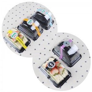 Eco Friendly Biodegradable Compositable Cake Packing Box keskkonnasõbralik blisterpakend kookidele