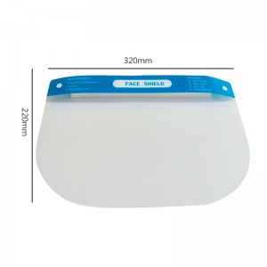 2021 GA 166 Cosaint Facial Antifog Faceshield Scratch Saor in Aisce Visor Sciath Cosanta Aghaidh Iomlán