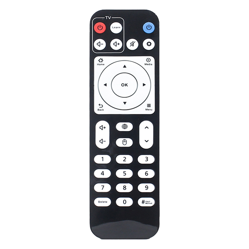 Ard-chaighdeán ilfheidhmeach 2 in 1 gan sreang luch aeir IR gan uilíoch DVB \/ bosca barr socraithe \/ rialú iargúlta teilifíse