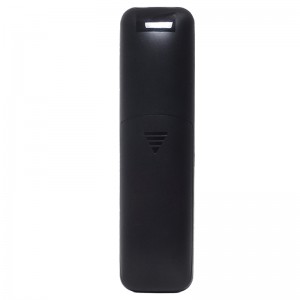 Dearbhú cáilíochta Rialú guth fiacail ghorm uilíoch gan sreang 13Keys Cianrialtán \\/ rialtóir bosca barr teilifíse dubh