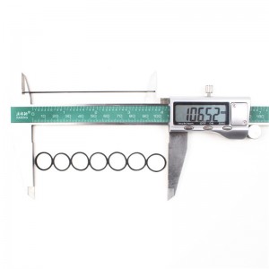 Spota trastomhas mórdhíola banda gruaige gruaige rubair ard leaisteacha indiúscartha 0.8 orlach dubh