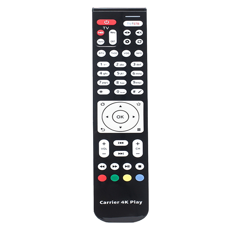 Cianrialtán RF gan sreang IR \/ 2.4G uilíoch do bhosca barr socraithe teilifíse cliste \/ android