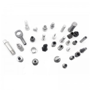 Páirteanna gaibhnithe fuar miotail OEM Díosail Beachtas Ardchaighdeáin Comhpháirteanna Gaibhnithe Cruach Alúmanam Fuar Te