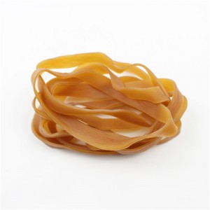 Déantúsóirí bandaí rubair leathnaithe agus leathnaithe saincheaptha buí leaisteachas ard trédhearcachta ní furasta bandaí rubair ró-mhór a bhriseadh