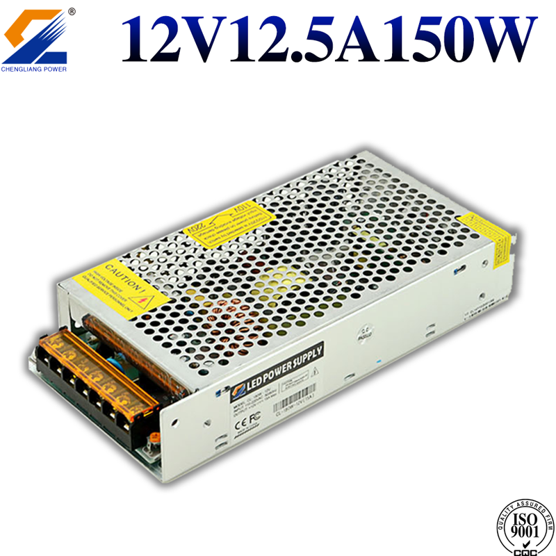 Soláthar Cumhachta LED Soláthar Cumhachta Mód Athraithe 12V 150W Do Cheamara CCTV Pritner 3D