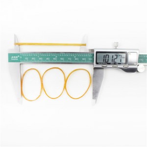 Bandaí rubair inúsáidte déantúsóirí bandaí rubair atá sábháilte agus neamhdhíobhálach don chomhshaol chun portáin agus gliomaigh a cheangal