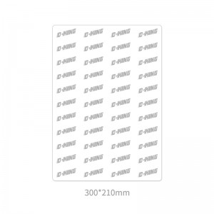 Méid an tábla do scannán mion 2 TPU gearrtha laistigh de 11 orlach le meaisín plotaire gearrtha Scannán gearrtha uilíoch