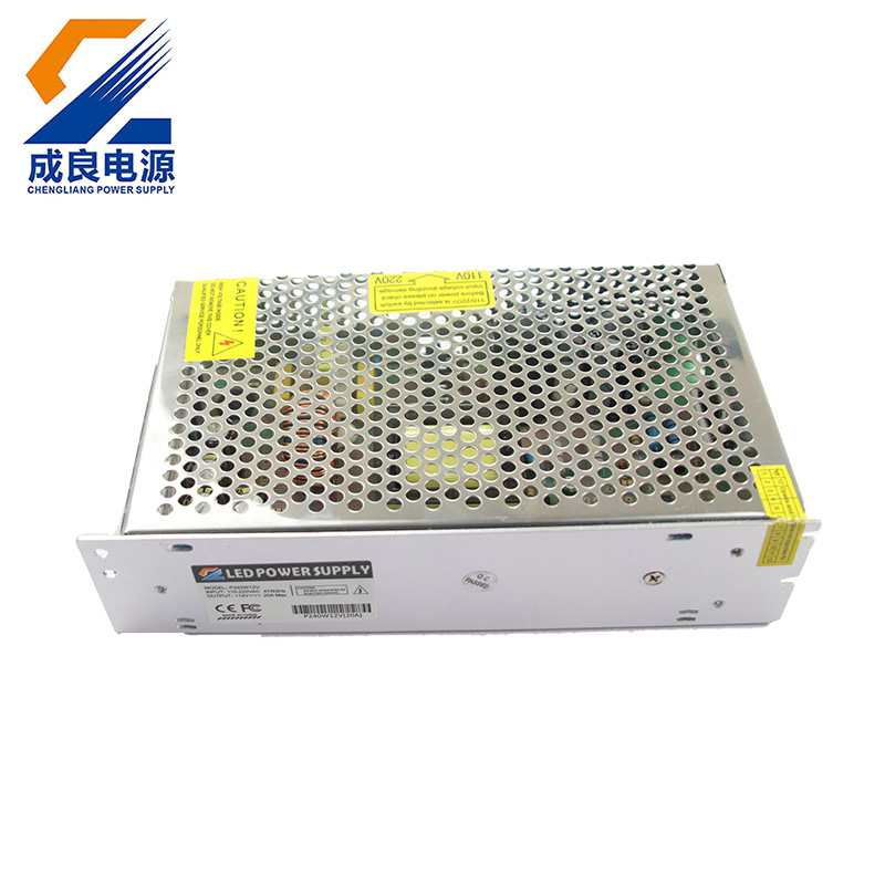 Tiománaí LED 110V 220V AC DC 12V 20A 240W Soláthar Cumhachta Do Mhótair Meaisín Ceamara CCTV Solas Faoi stiúir