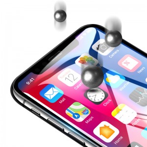 Scannán Scáileán Gloine Teochta Préimhe Te 9H Do Protecto Scáileán Apple Iphone XS
