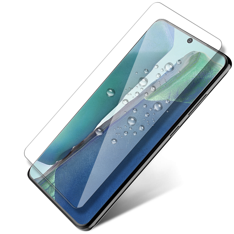 Scannán Scáileán Gloine Teochta Préimhe Te 9H Do Chosantóir Scáileáin Samsung Nóta 20
