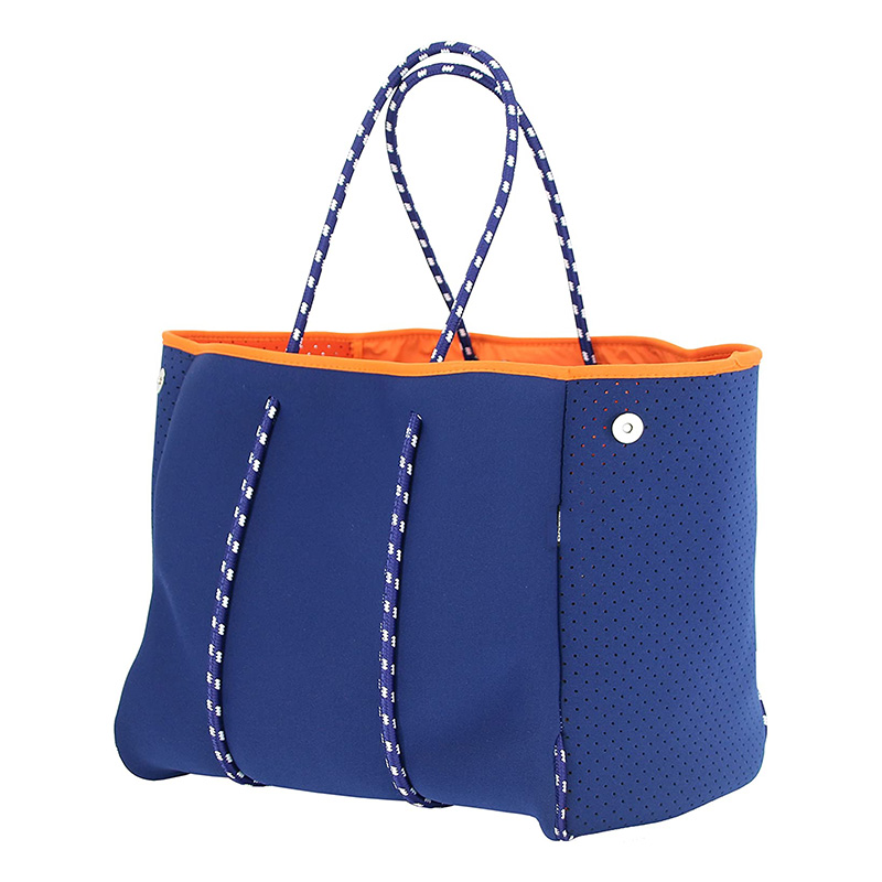 2021 Mála Trá Neoprene Dearaidh Nua Samhraidh Cumas Mór Mála Tote Neoprene Bréifnithe Neoprene