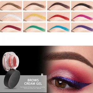 Lipéad príobháideach Uachtar eyebrow uiscedhíonach