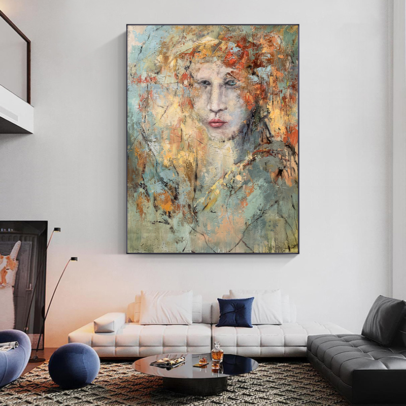 3D Artwork Framework Framework Baile Abstract Art Art Líníocht Decor lámh péinteáil balla ealaíne canbhás ola