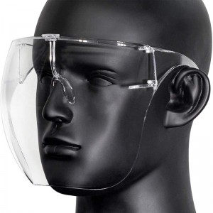 Frith-cheo Goggle Unisex Visor Spéala Sciath Cosanta Aghaidh Iomlán