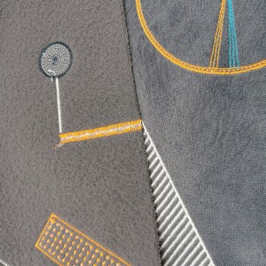 Éadach Flannel Bróidnithe BNT6868