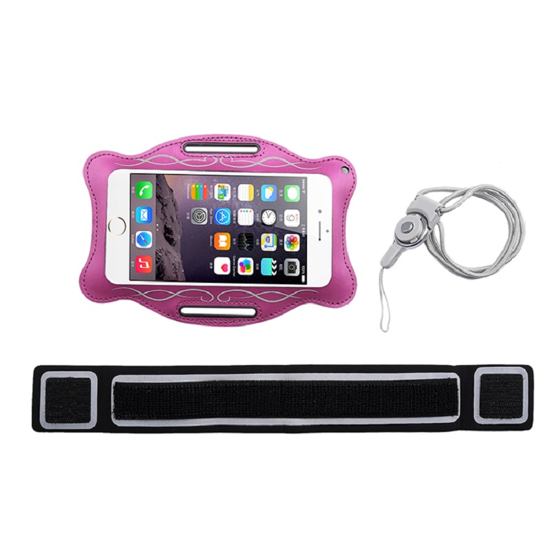 Spóirt Neoprene Ardchaighdeáin ag rith Pacáiste Fón Póca Armband 6.5 Inch Band Band Banda Mála le haghaidh fón póca