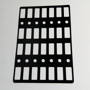 0.25 Bileog inslithe lasair lasair retardant ríomhaire gasket dubh éasca a Bend próiseáil mórdhíola