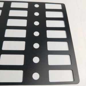 0.25 Bileog inslithe lasair lasair retardant ríomhaire gasket dubh éasca a Bend próiseáil mórdhíola