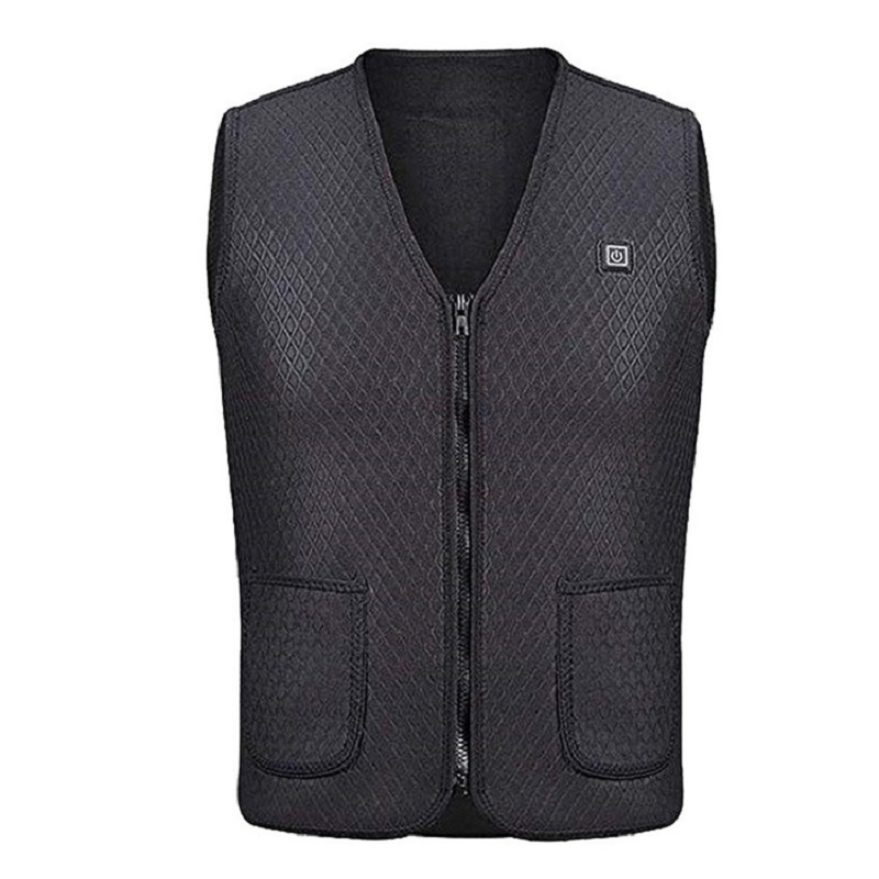 Uiscedhíonach Téite Téite Lomra Vest Muscle Muscle Vest Éadaí Téite Bodywarmer Oibre Leictreach Seaicéid Téite Meáchan Vest