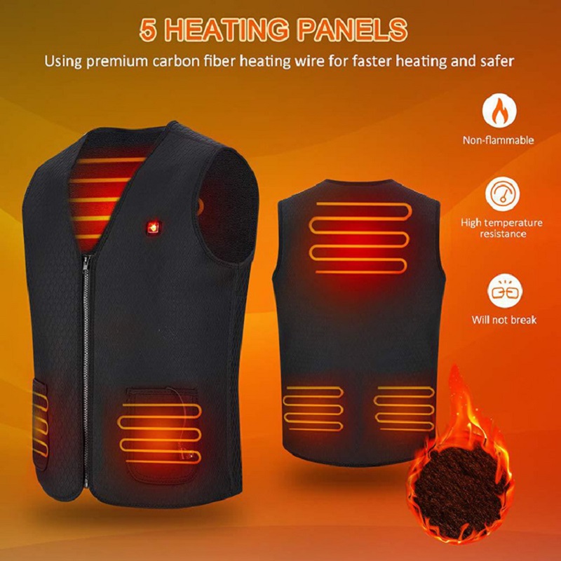 Uiscedhíonach Téite Téite Lomra Vest Muscle Muscle Vest Éadaí Téite Bodywarmer Oibre Leictreach Seaicéid Téite Meáchan Vest