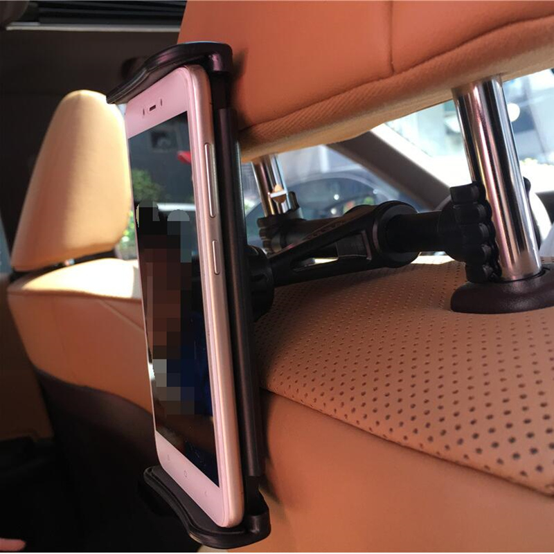 Backseat Car Mobile Mobile Gluaisteán Table Fón Tablet Seatán le haghaidh iPhone 7 8 x IPad Samsung S8 Headrest Sealbhóir