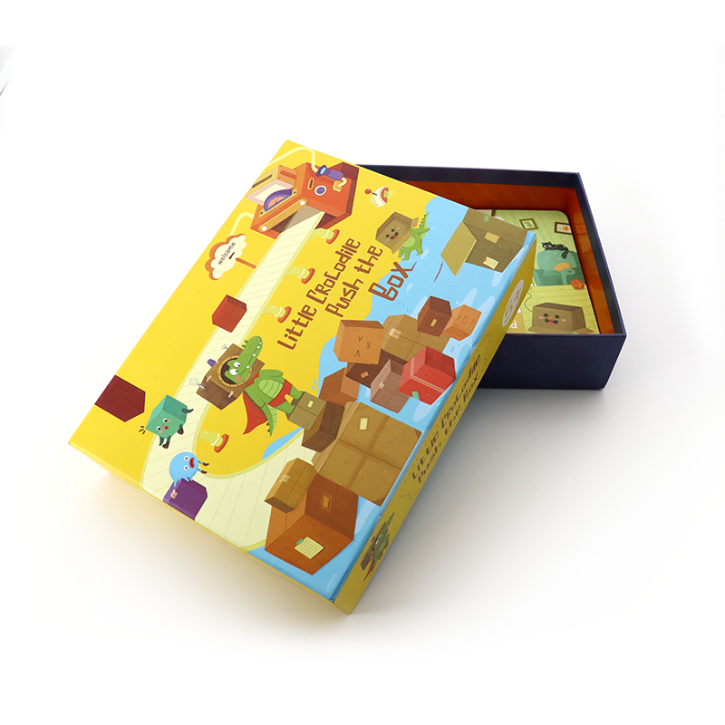Méid Saincheaptha agus Dearadh Páipéar Jigsaw Puzal Puzal Pacáistiú Boscaí dochta