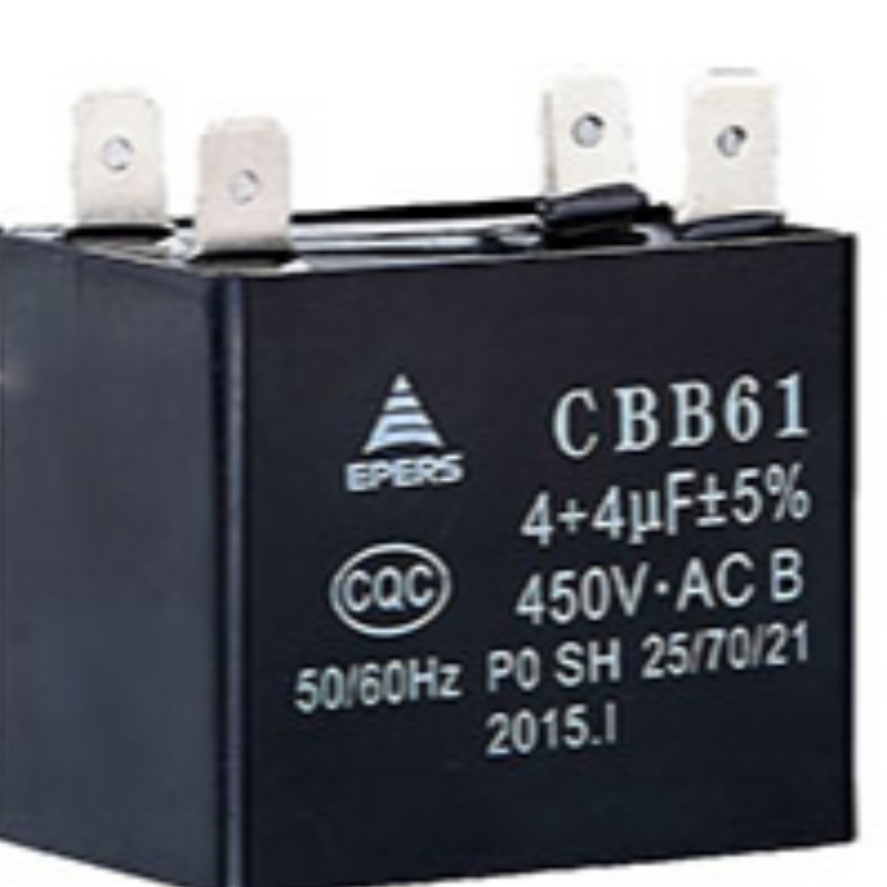 4+4uf 450V 50/60Hz P0 SH cbb61 kondensaator õhukompressori jaoks