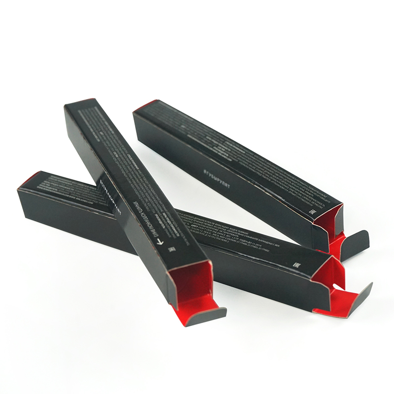 Díol Te Saincheaptha Priontáil Lipstick Lipstick Beag Páipéar Folding Bosca Pacáistithe Snasta