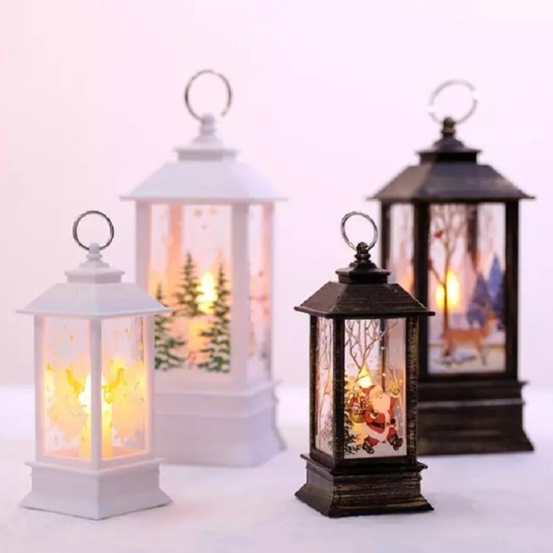 Crochta Lantern-Maisiúil Candle Lantern Lantern Baile saor in aisce Lantern Maisiúil le Soilse Teaghrán Inaistrithe Rómánsúil