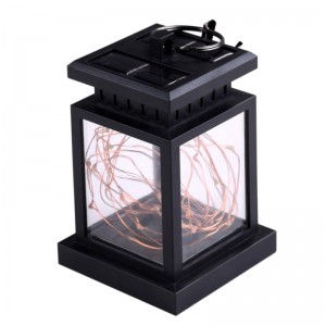 Lantern Power Power Twinkle faoi stiúir Candle Gréine Solas Allamuigh Soilsiú Gairdín Copper Buí Solas Crann Crann Crochta