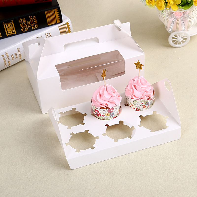Bosca Cupcake Fancy 6 Coimeádán do phacáiste bia císte