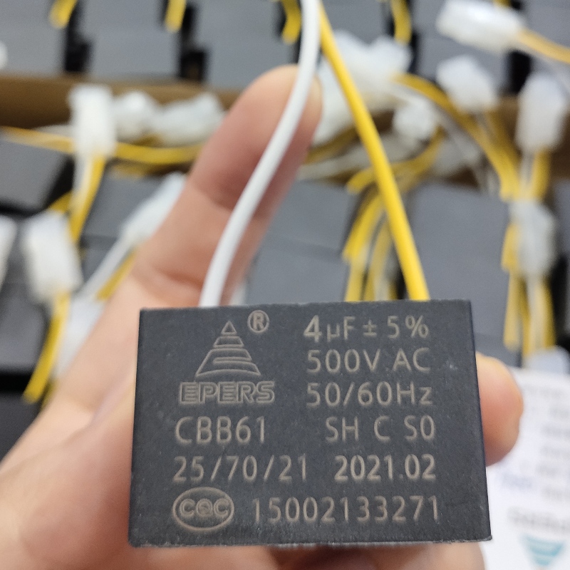 4UF 500V SH CBB61 Capacitor do oiriúntóir aeir