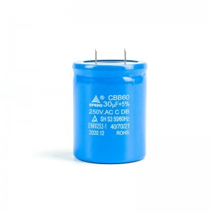 CQC CUL 30UF 40UF 50UF 350V 400V CBB60 Capacitor do Mótar AC