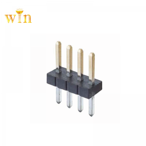 2.54mm Pitch 180 ° Diop-cheann de shraith amháin 2p ~ 40p bioráin