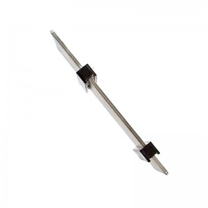 2.54mm 1x7p 180 ° Diop-Diop-Sraith Dhábailte Plaisteacha Plaisteacha Ceanntásc 3mm-13mm-6mm