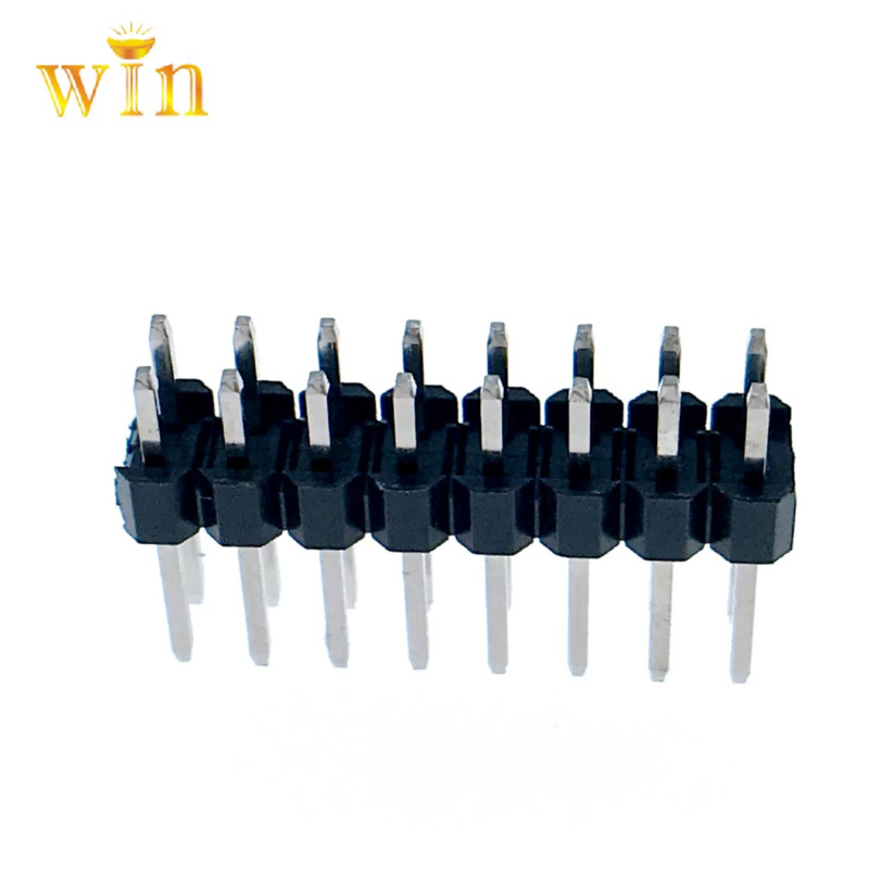 2.54mm 2x8p 2x8p dé-shraith dúbailte teanntát bioráin phliticiúil 3.0mm-9.2mm