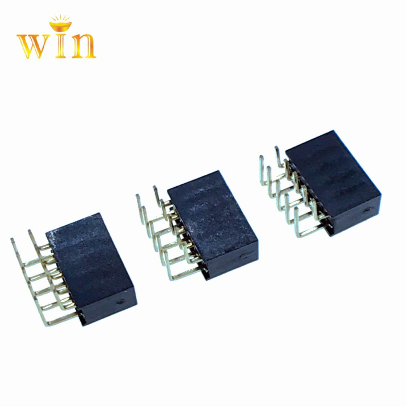 2.54mm 2x5p Ceart-uillinn DIP DIB DÍOSPÓID CHUIDEACHTA FHEABHSÚ