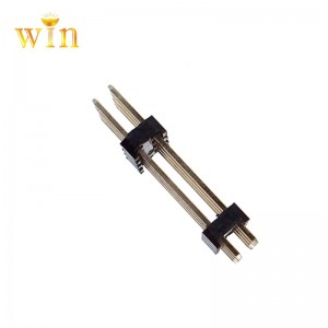 2.54mm dhá shraith le ceanntásc bioráin dé-phlaisteach