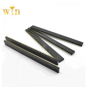 1x 40p 2.54mm Múntóir baineann Múnla Teagmhála Y cruth